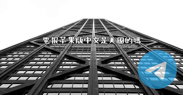 電报苹果版中文是美國的嗎