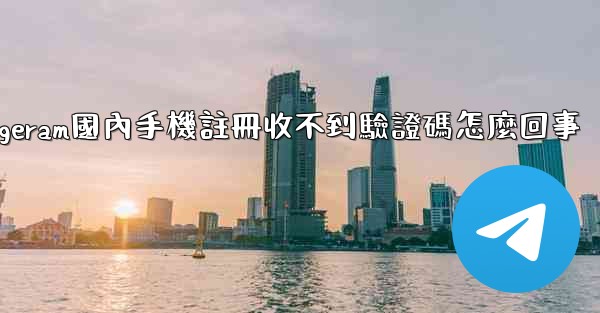 telegeram國內手機註冊收不到驗證碼怎麼回事